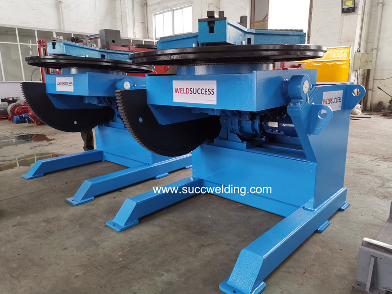 3000kg Pipe Automatic Welding Positioners With Hand Control Box And Foot Pedal